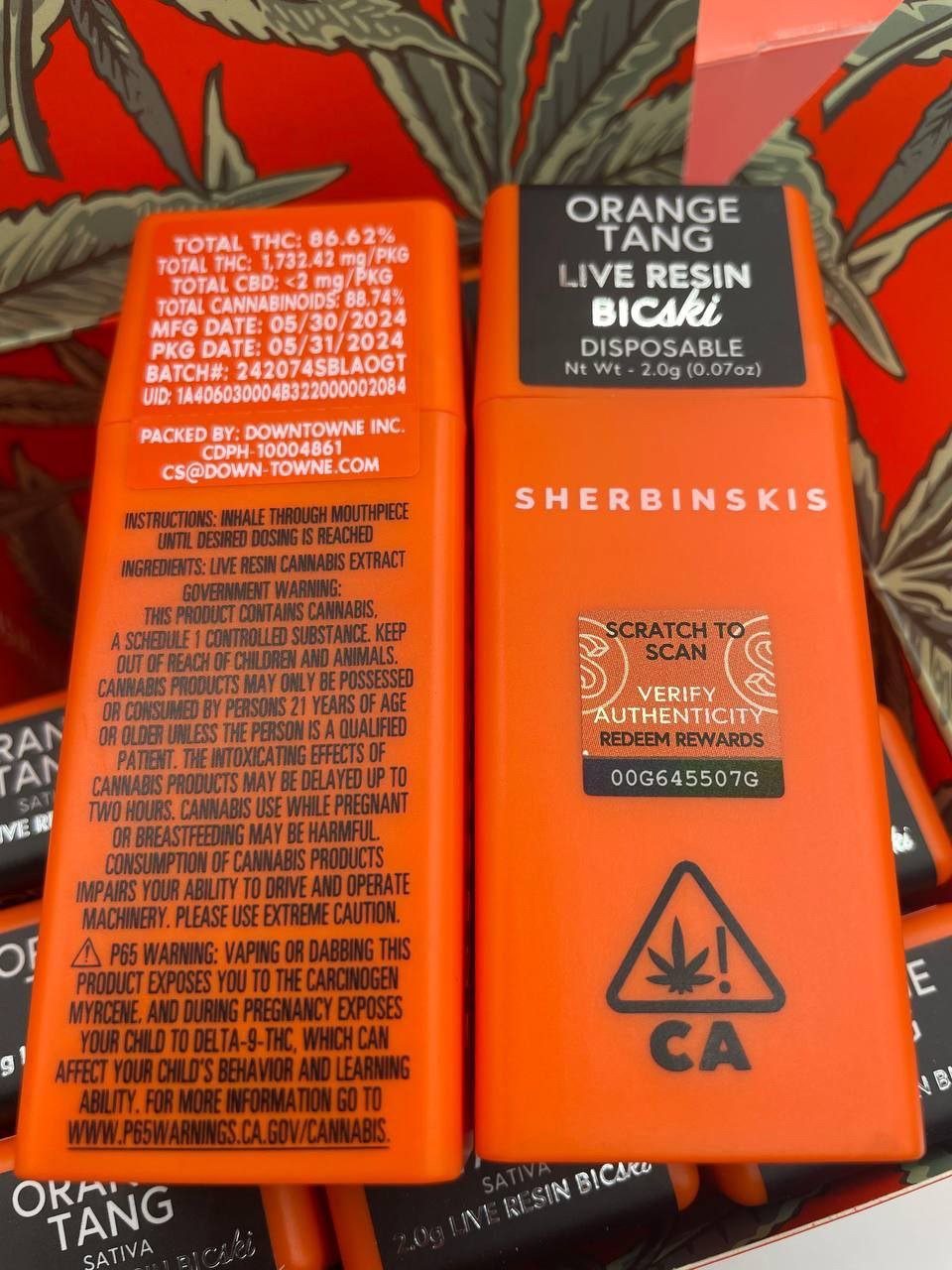 IMG 5F5EE028BBE4 2 1 Sherbinskis 2G Disposable