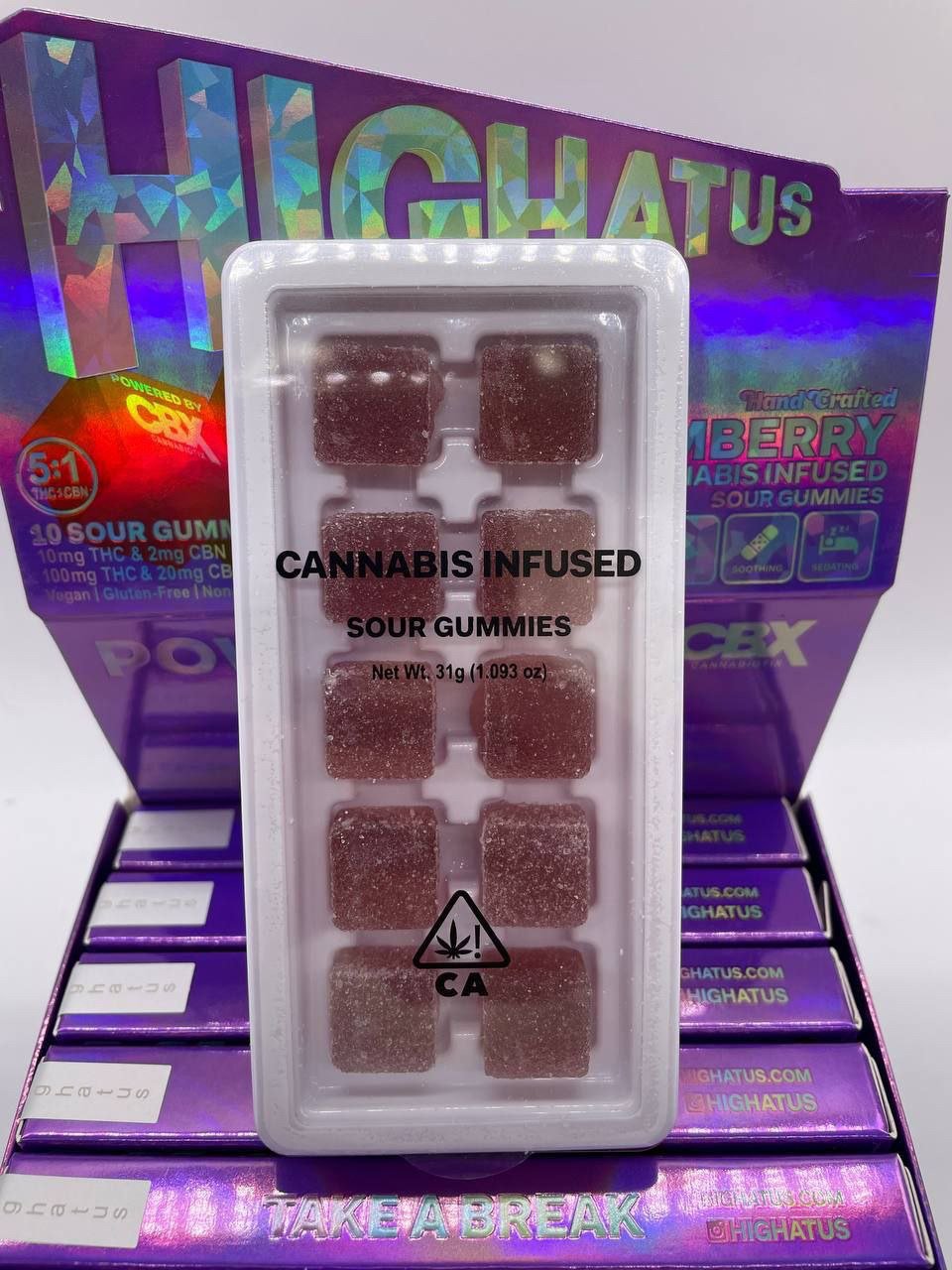IMG 85BC8C0E06EE 5 1 Highatus Edibles Sour Gummies - Image 2