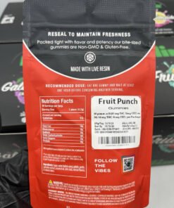 Alternative view of LIME LIVE RESIN GUMMIES – 100MG THC