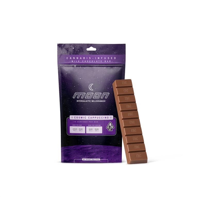 MoonCosmicCappuccino 1 Moon Chocolate Bar 250MG - Image 2