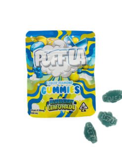 PUFFLA LIQUID DIAMOND GUMMIES 500MG BLUEBERYY LEMONADE3 1