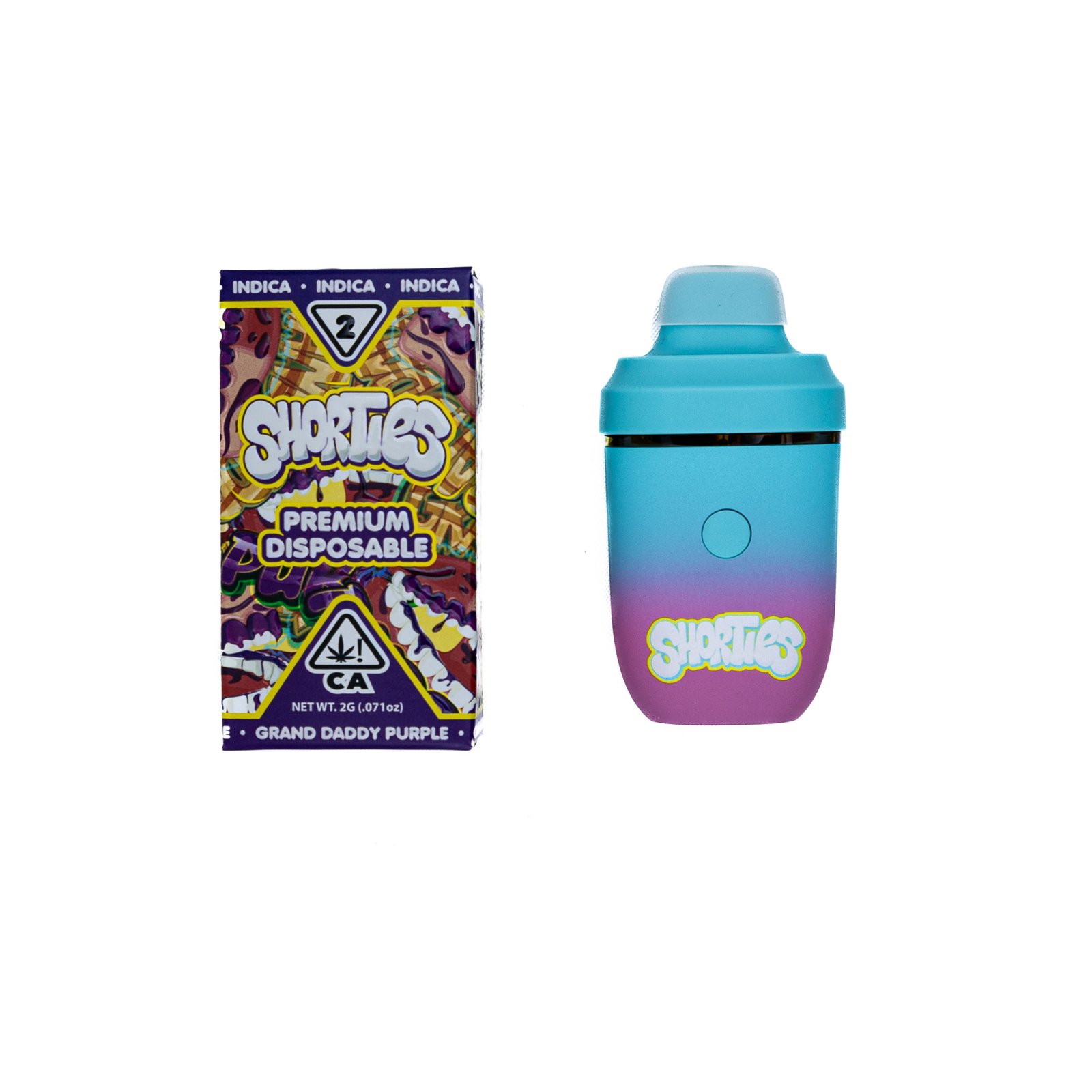 SHORTIES DISPOSABLE RECHARGEABLE VAPE CARTS LIVE RESIN LIQUID DIAMONDS GRANDDADDY PURPLEX 13 1 Shorties 2G Disposable - Image 7