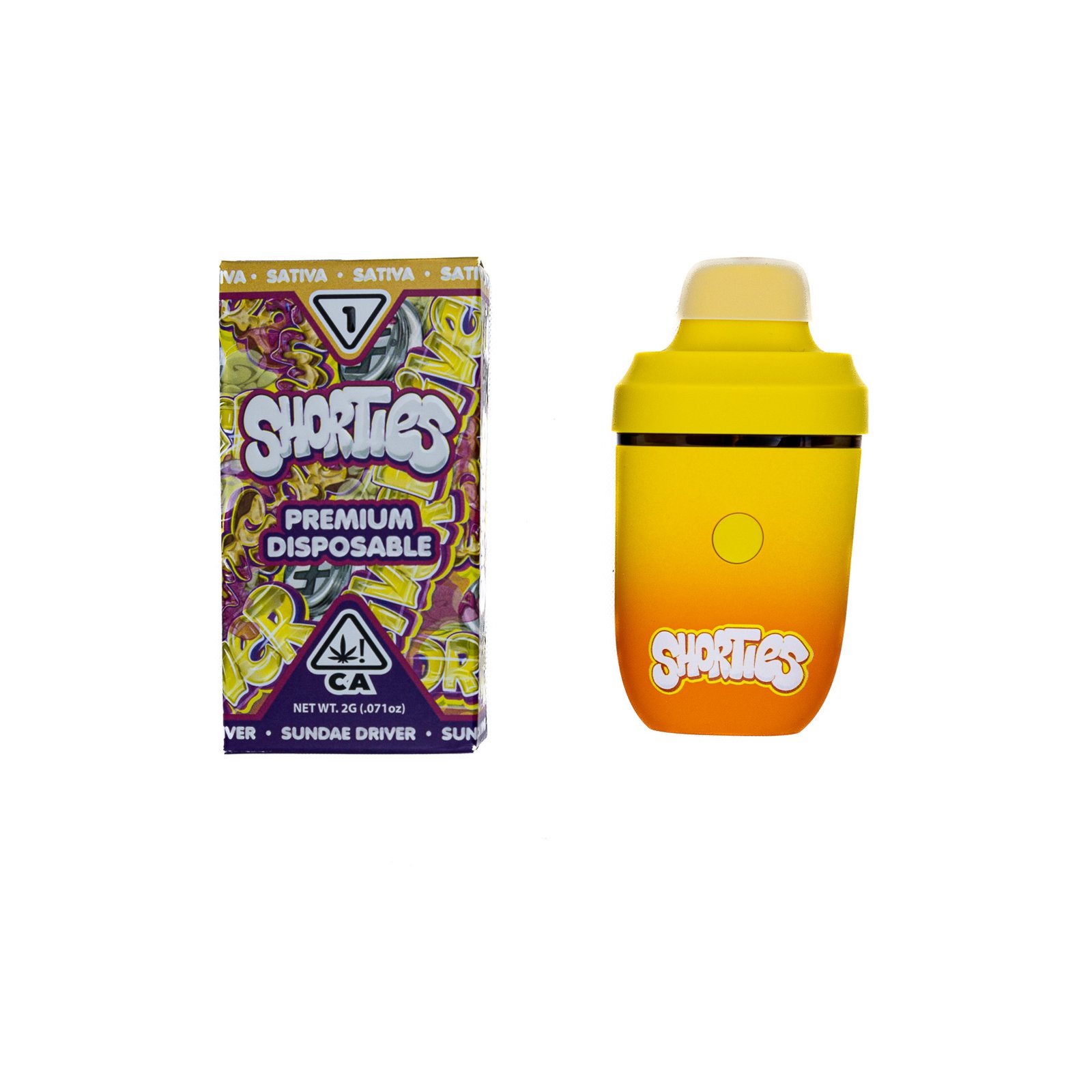 SHORTIES DISPOSABLE RECHARGEABLE VAPE CARTS LIVE RESIN LIQUID DIAMONDS SUNDAE DRIVERX 11 1 Shorties 2G Disposable - Image 4