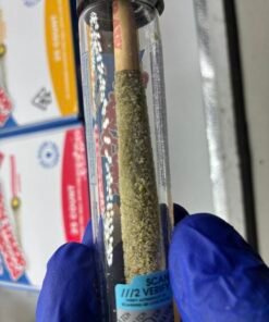 Alternative view of DEVOUR POWDERED DONUT HOLES 2G DIAMOND COATED PRE ROLL WITH LIVE ROSIN CENTER