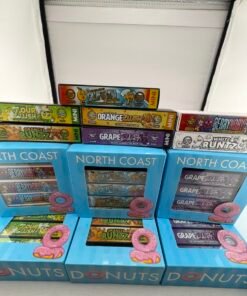 Alternative view of NORTH COAST DONUTS PRE ROLLS – 1.2G FLOWER X 0.3G ROSIN