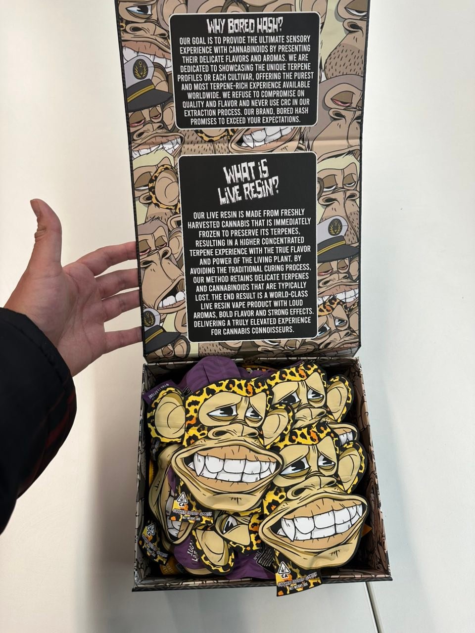 image 240 1 1 Bored Hash Live Resin Gummies 100mg - Image 2