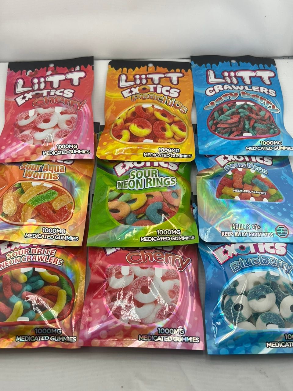 image 439 1 LITT EXOTICS EDIBLES 1000MG