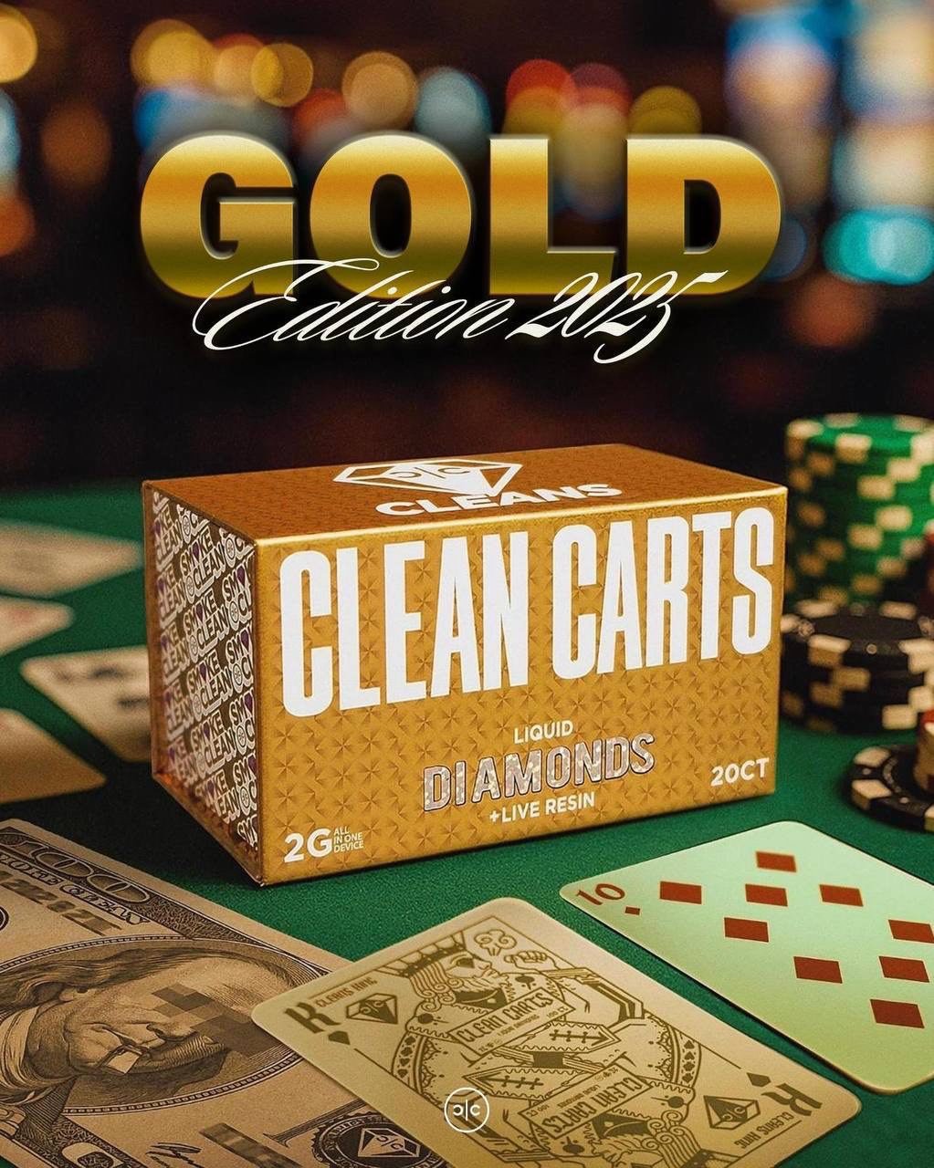 image 535 1 CLEAN CARTS 2G DISPOSABLE CASINO EDITION – LIQUID DIAMONDS + LIVE RESIN - Image 4